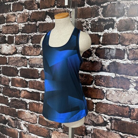 Gap Tank Top Blue Black Workout Yoga Athleisure Small - Picture 6 of 12